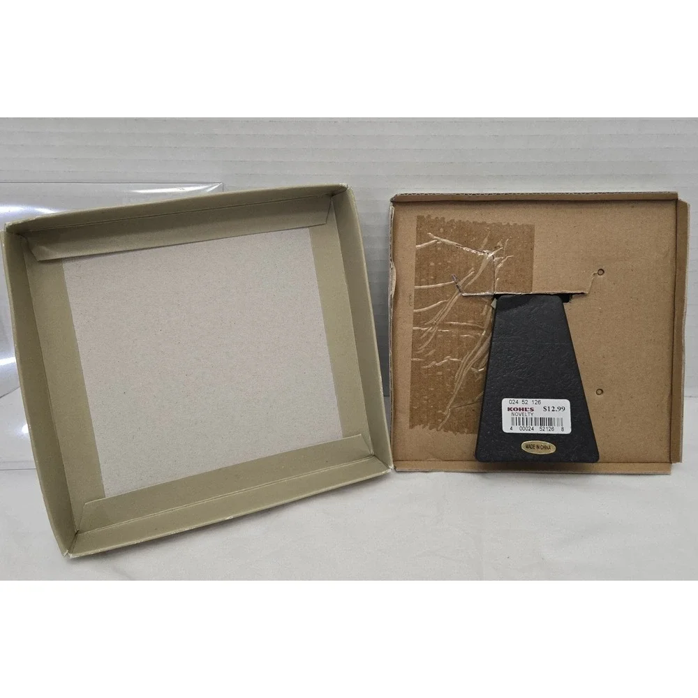Sonoma Life + Style 3x3 Photo Frame - Floral Glitter Metal - New In Box (NIB)